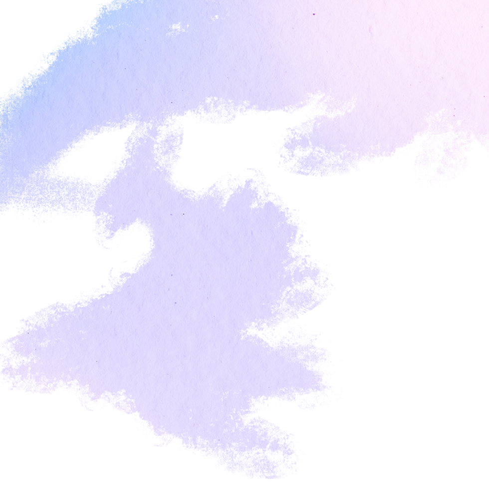 A textured Pastel stroke transitioning from rugged grunge to soft watercolor blending png