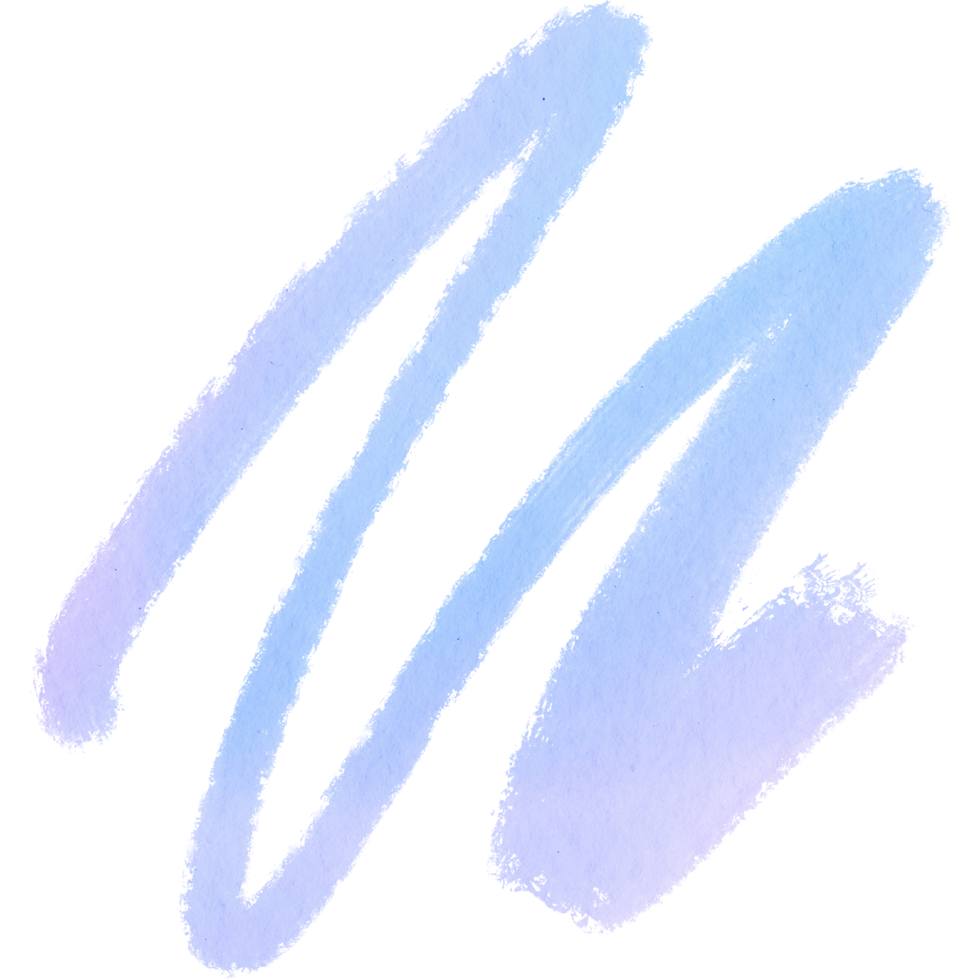 A rough Pastel brushstroke blending rugged textures into fluid watercolor transitions png