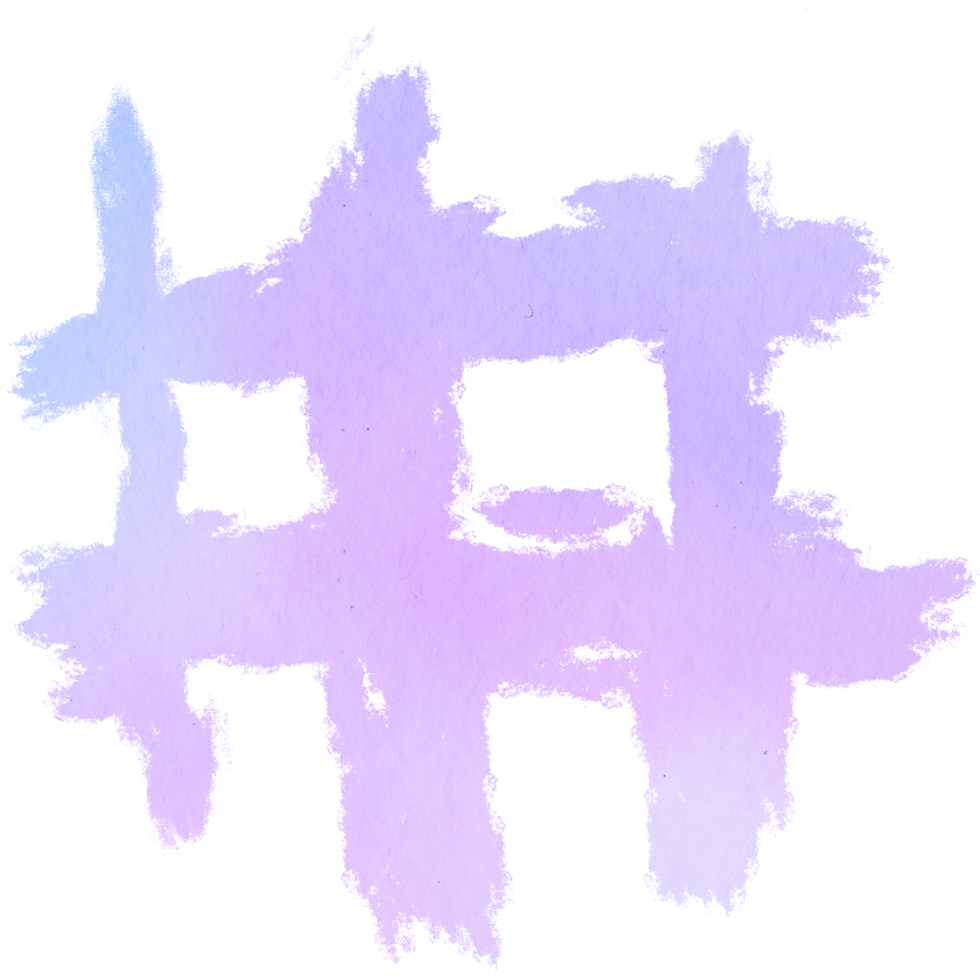 A Pastel brushstroke blending gritty grunge features into delicate watercolor fades png