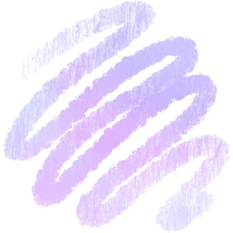 A rough edged Pastel stroke blending grunge elements into smooth watercolor gradients png