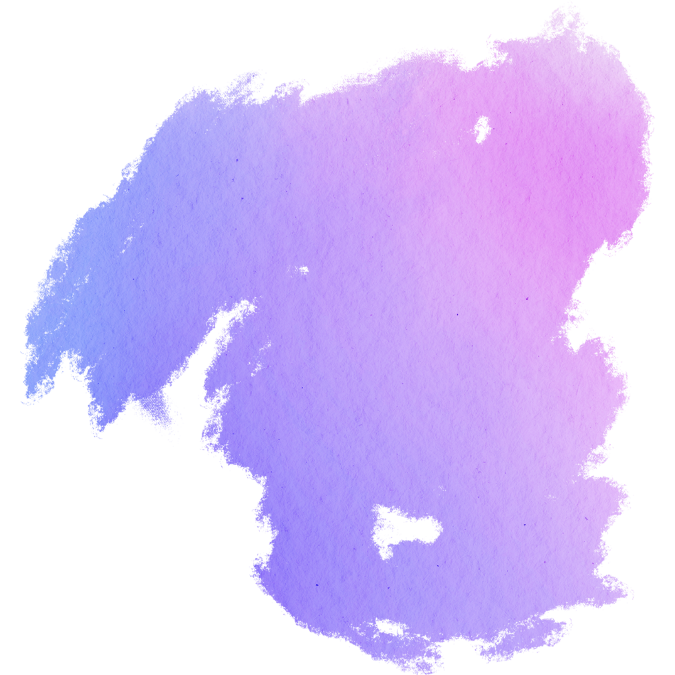 A Pastel stroke where rough grunge elements blend into smooth watercolor gradients png