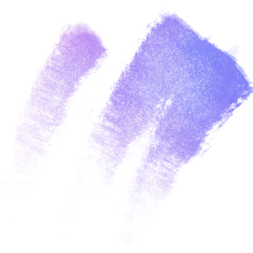 Pastel stroke with grunge textures blending into soft watercolor effects png