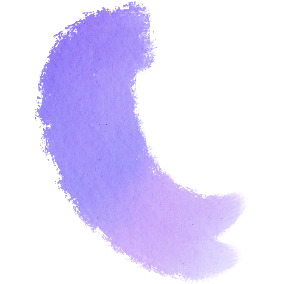 Pastel brush stroke with rough textures merging into delicate watercolor fades png