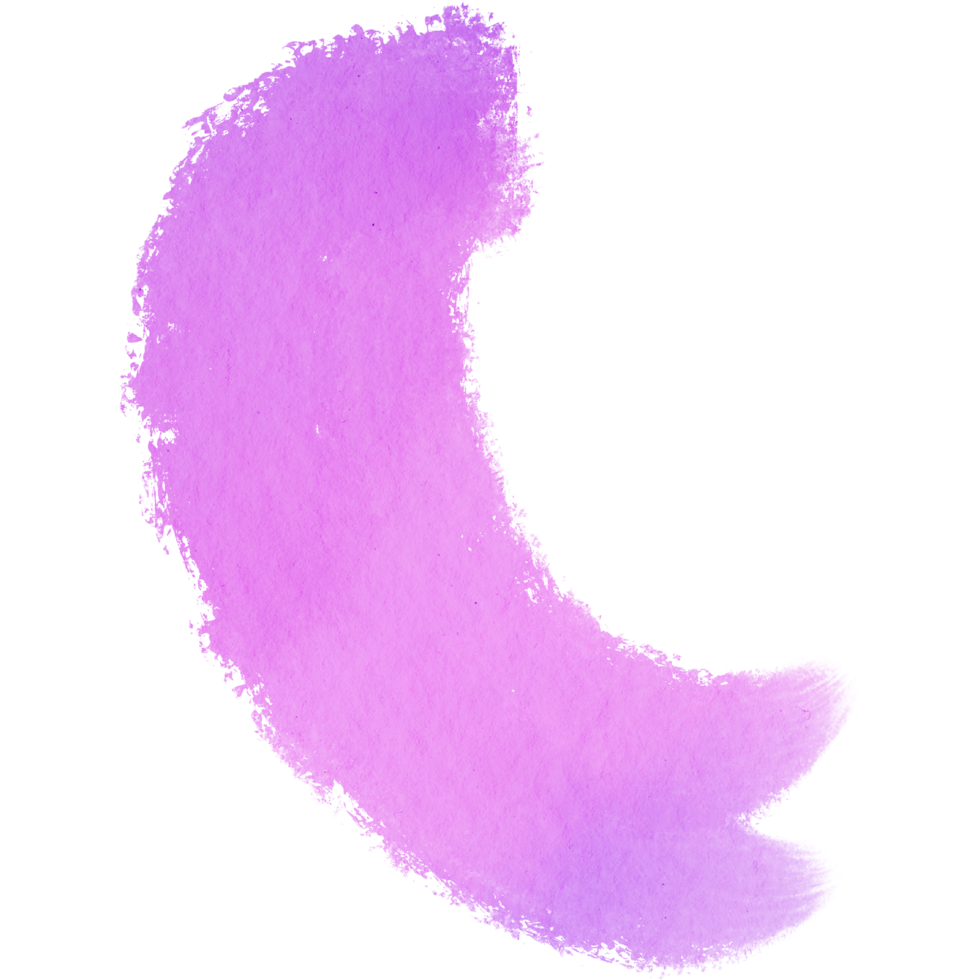 Pastel brush stroke with gritty texture fading into soft watercolor tones png