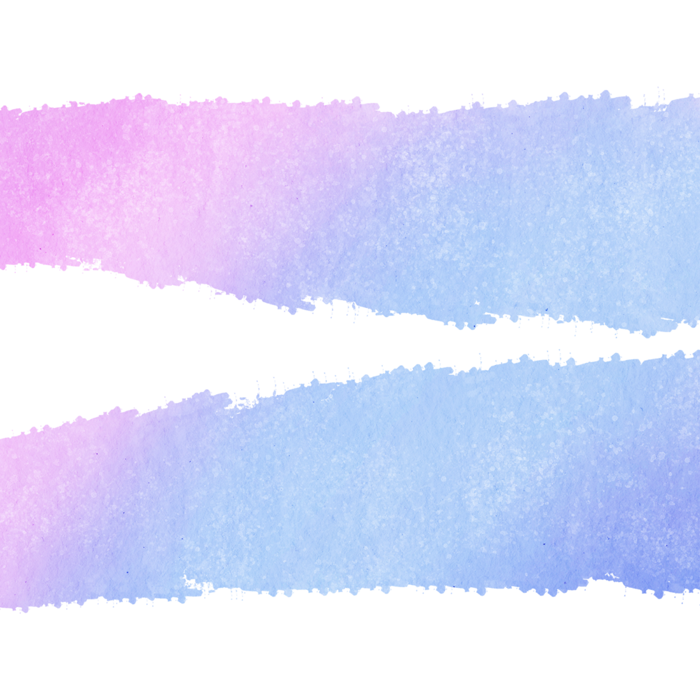Pastel brush stroke with gritty texture dissolving into delicate watercolor washes png