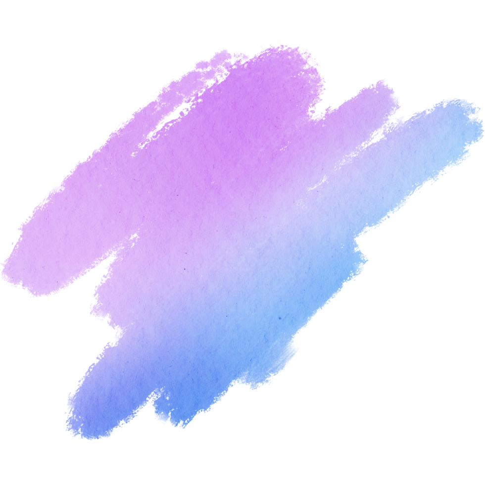 A textured Pastel stroke fading into fluid watercolor hues png