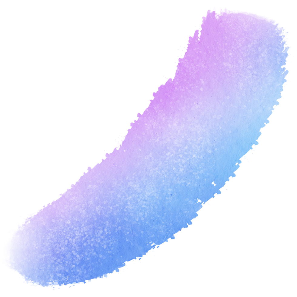 A textured Pastel stroke blending into smooth gentle watercolor gradients png