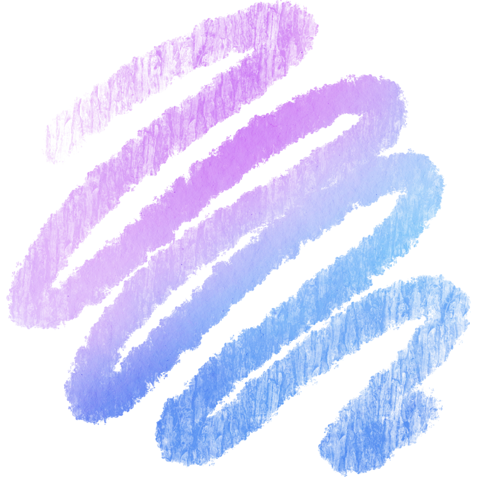 A Pastel brush stroke with rugged edges softening into smooth watercolor hues png