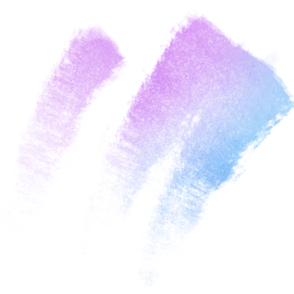 Textured Pastel stroke merging into soft fluid watercolor tones png