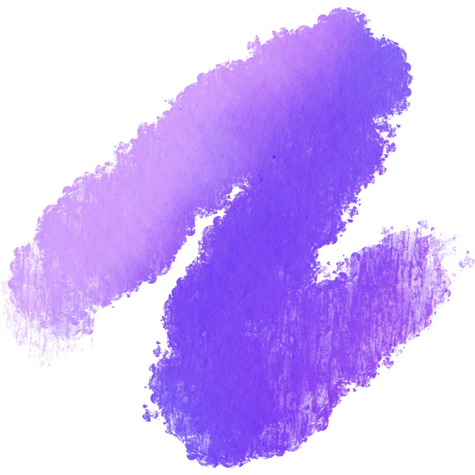 A textured Pastel stroke blending into delicate watercolor washes png