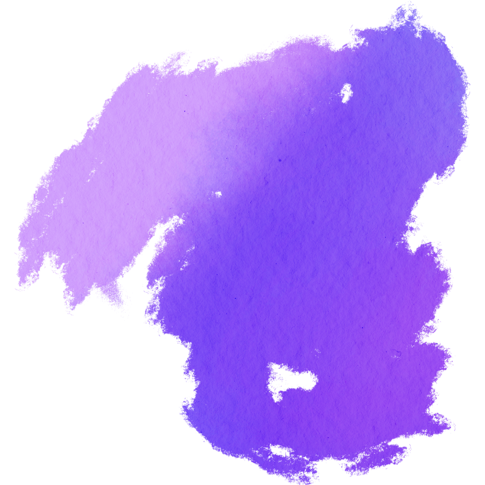 Pastel stroke fading from rough textures into soft watercolor tones png