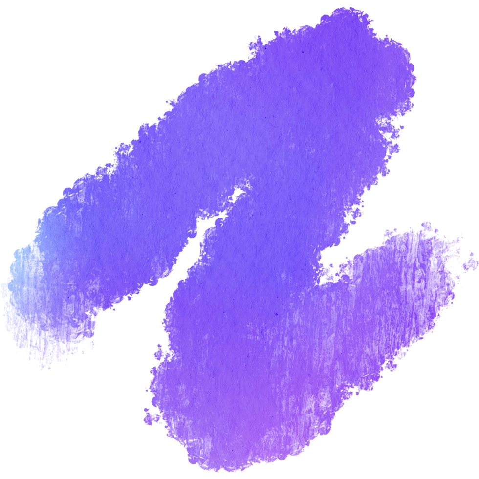 Pastel stroke blending rough textures into smooth watercolor tones png