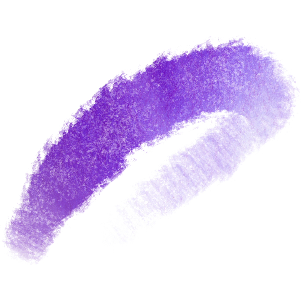Purple brush stroke with rough distressed edges and soft watercolor tones png