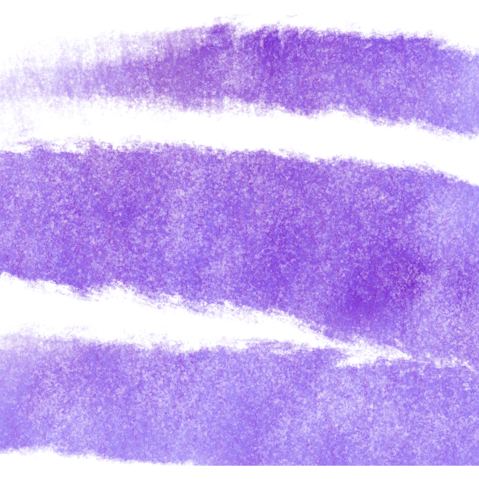 A raw Purple brush stroke with rough grunge textures and a faded watercolor finish png