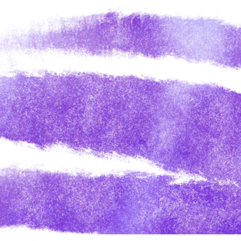 A rugged Purple brush stroke with faded edges and a soft watercolor effect png