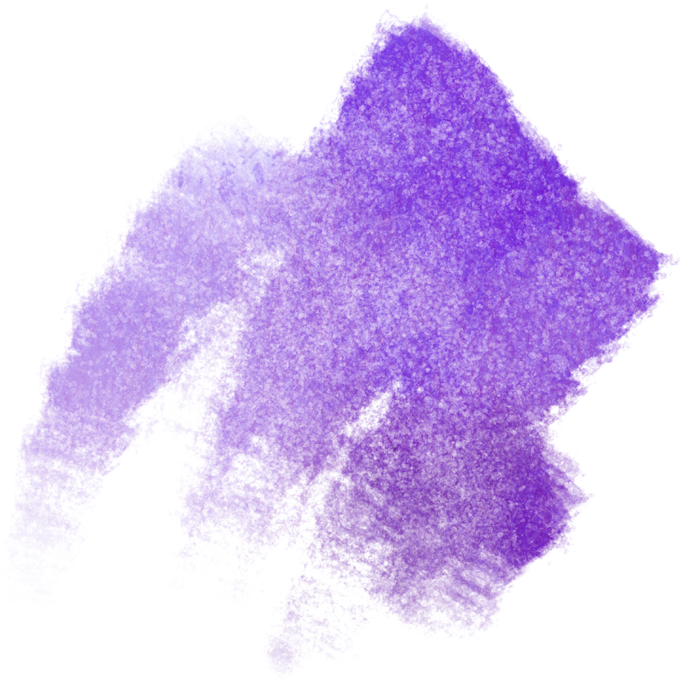 Faded Purple brush stroke with grunge textures and a smooth watercolor finish png
