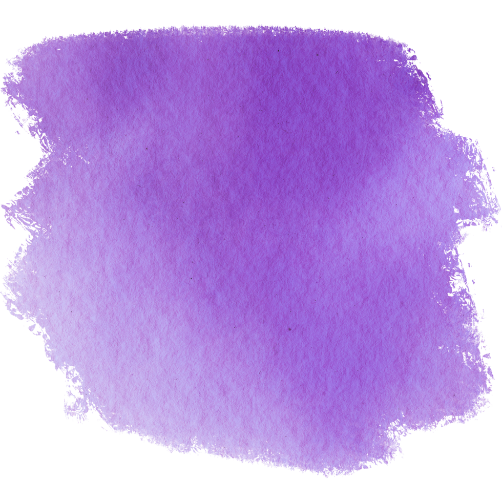 A beautiful Purple watercolor stroke merging into rough hand drawn grunge effects png