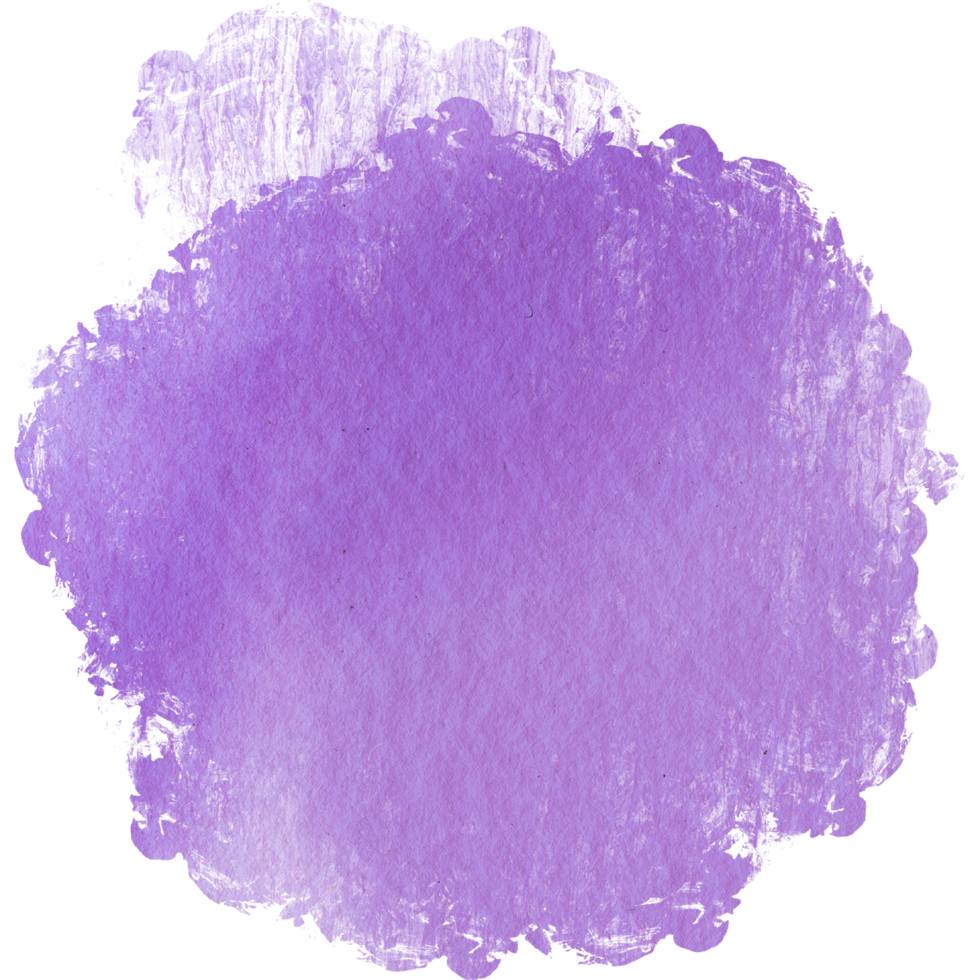 Purple watercolor brush strokes blending into textured bold hand drawn grunge finishes png