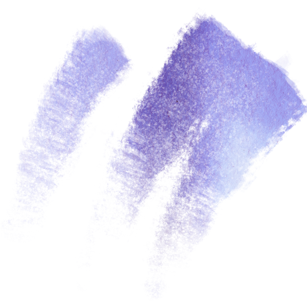 Purple watercolor brush strokes merging into rough textured hand drawn grunge marks png
