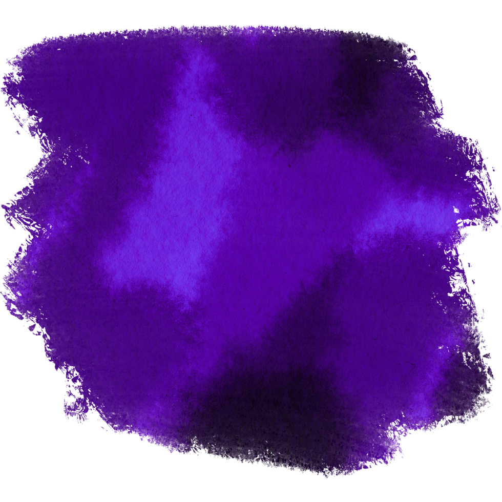 Soft Purple watercolor strokes fading into rugged textured grunge details png