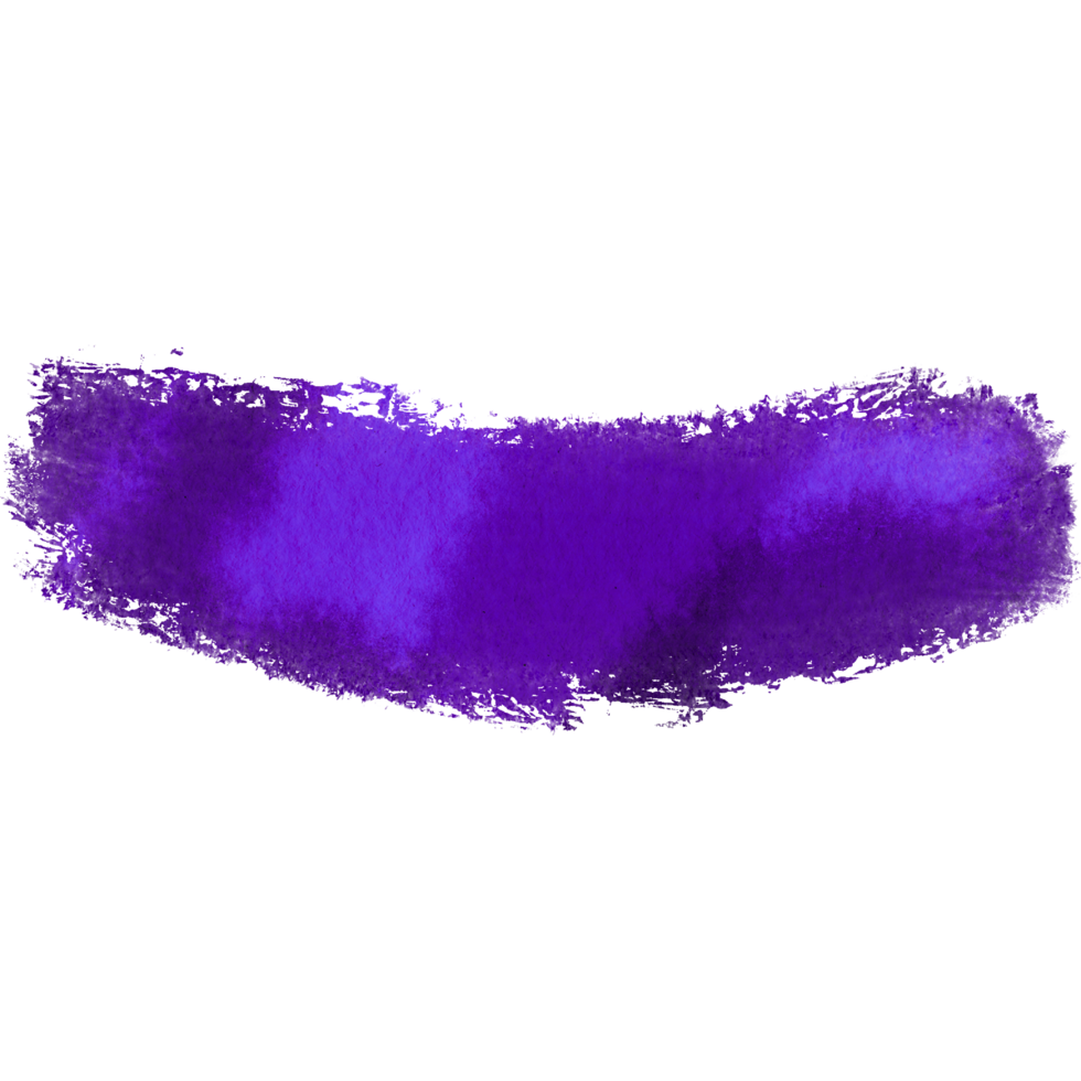 Beautiful Purple watercolor strokes blending into textured rough grunge edges png