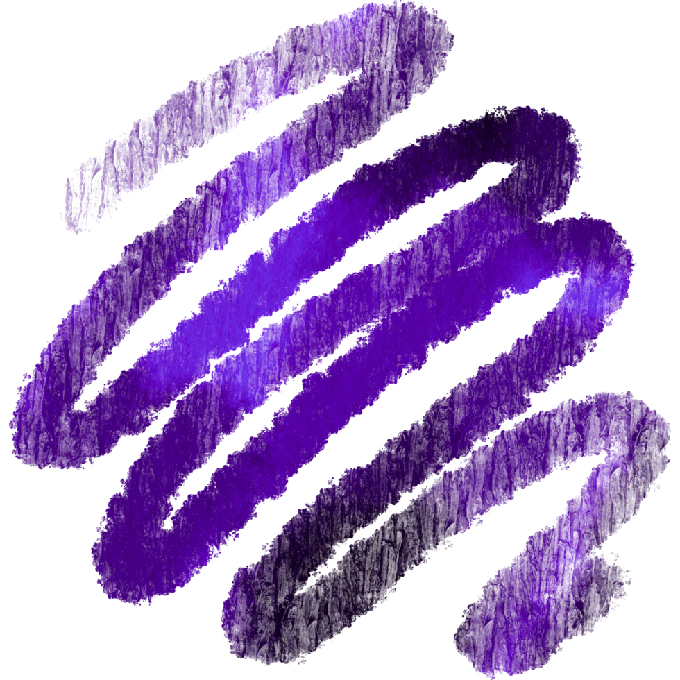 Beautiful Purple watercolor strokes blending into rough gritty grunge inspired finishes png