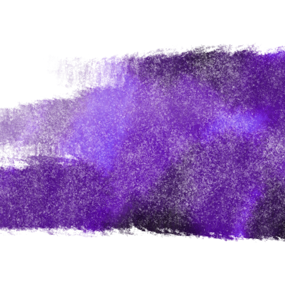 Soft Purple watercolor strokes blending into rugged textured grunge edges png