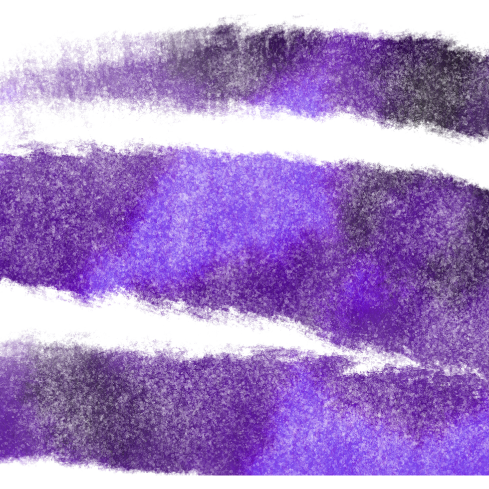 A rugged Purple stroke with gritty textures and a seamless watercolor finish png