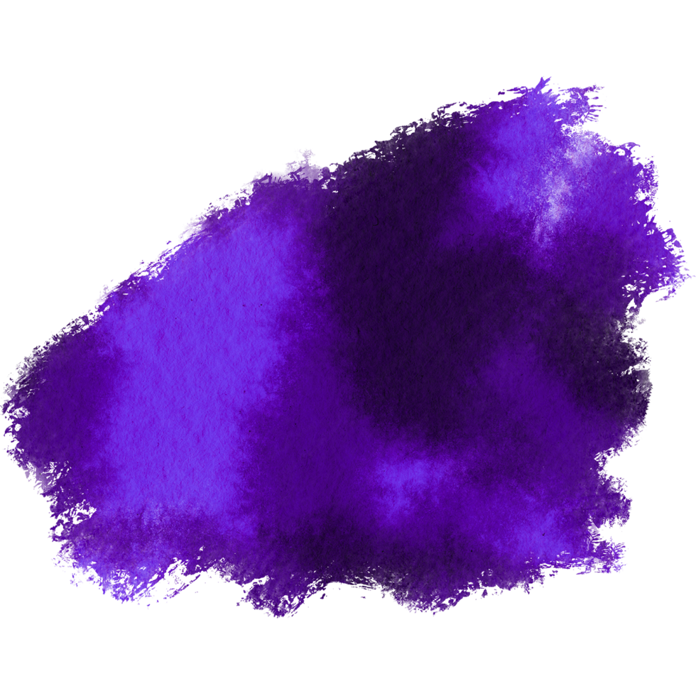 Purple stroke blending gritty textures with a smooth watercolor gradient png