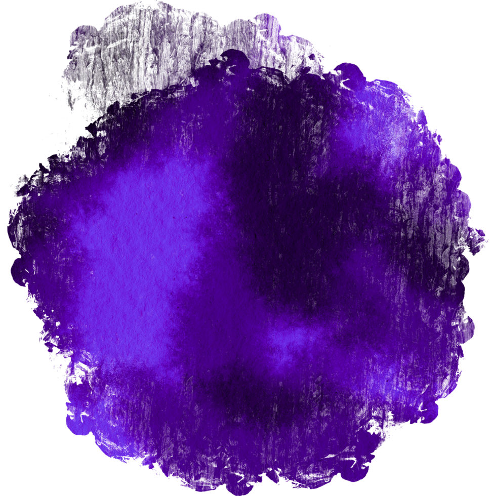 A faded Purple stroke with grunge textures and smooth watercolor blending png