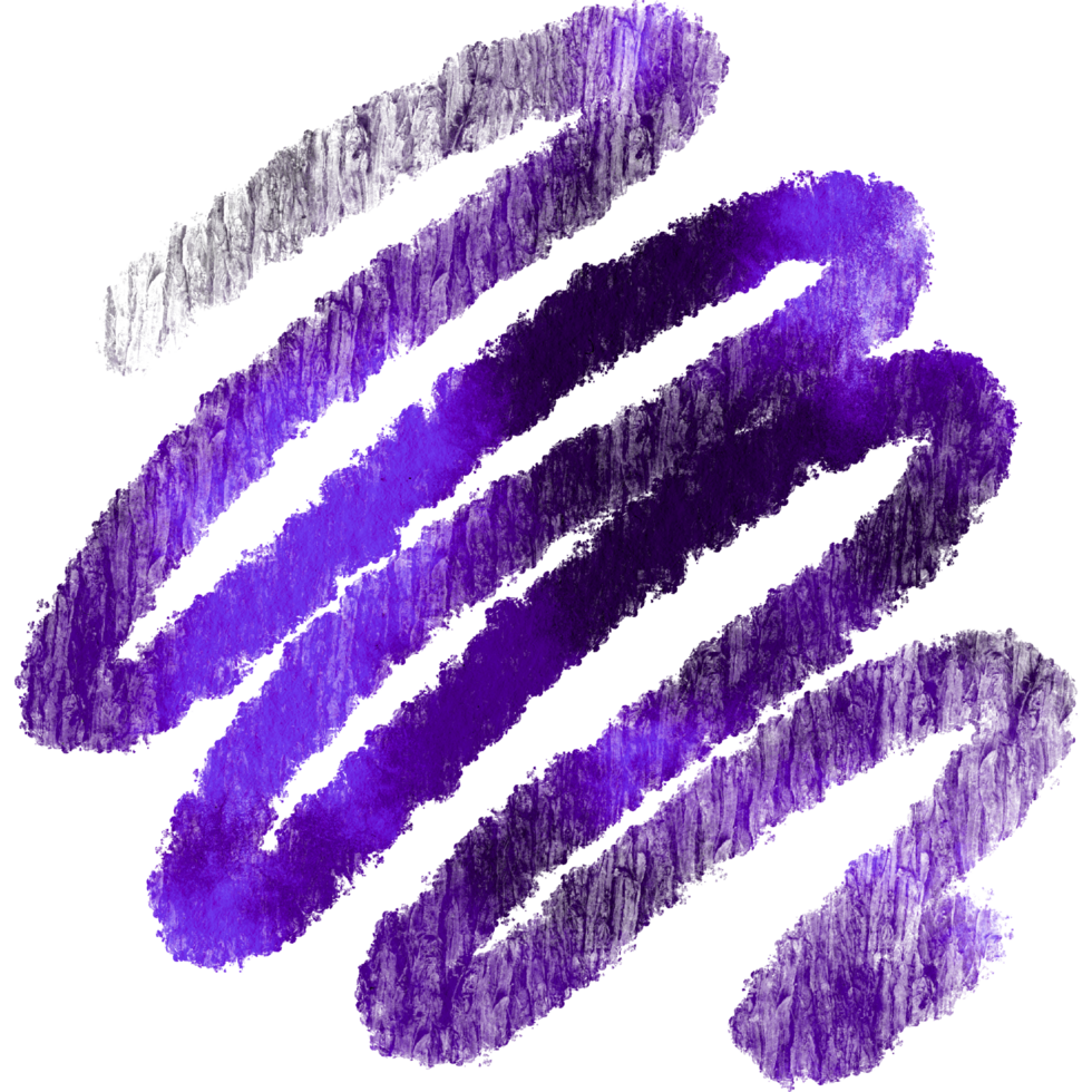 A rough Purple stroke blending grunge textures with a seamless watercolor effect png