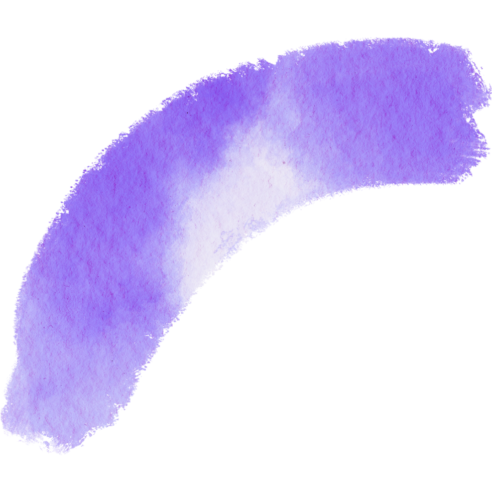 Purple brush stroke with rough grunge details and soft watercolor tones png