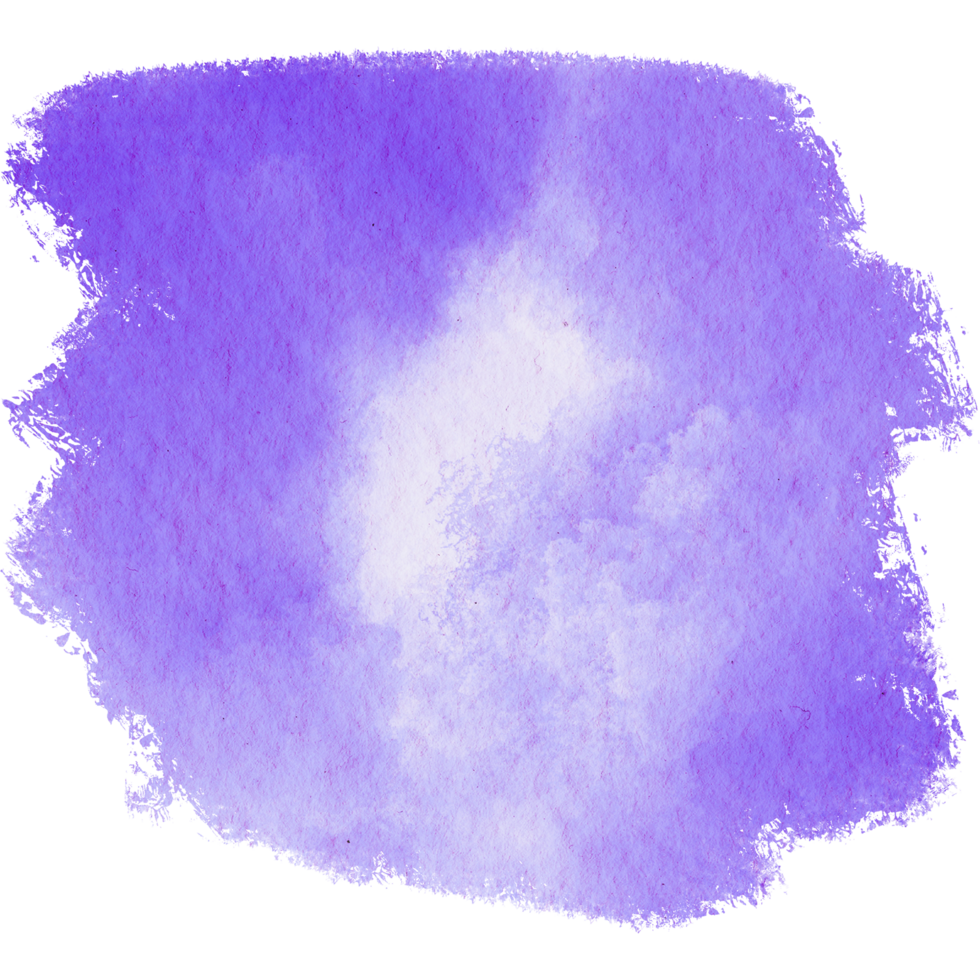 A rugged Purple stroke with gritty textures and smooth watercolor blending png