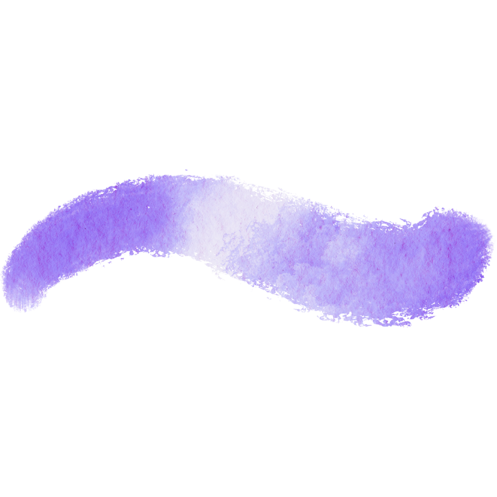 A textured Purple stroke with grunge details and smooth watercolor blending png