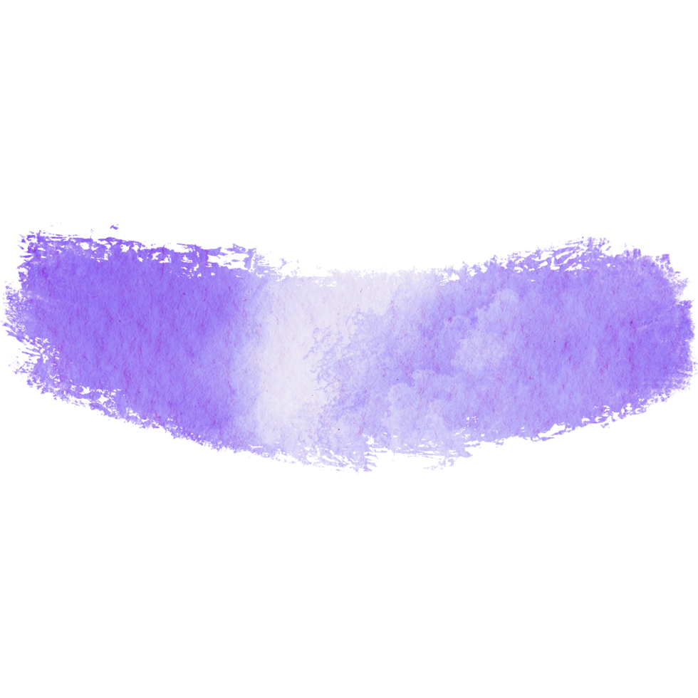 A rugged Purple stroke with rough edges and soft watercolor blending png