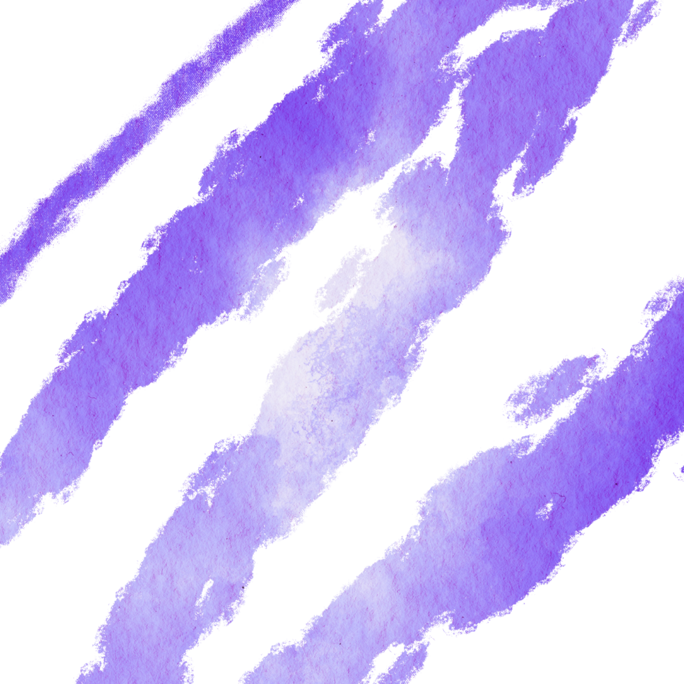 Purple stroke with rough edges and seamless watercolor blending png