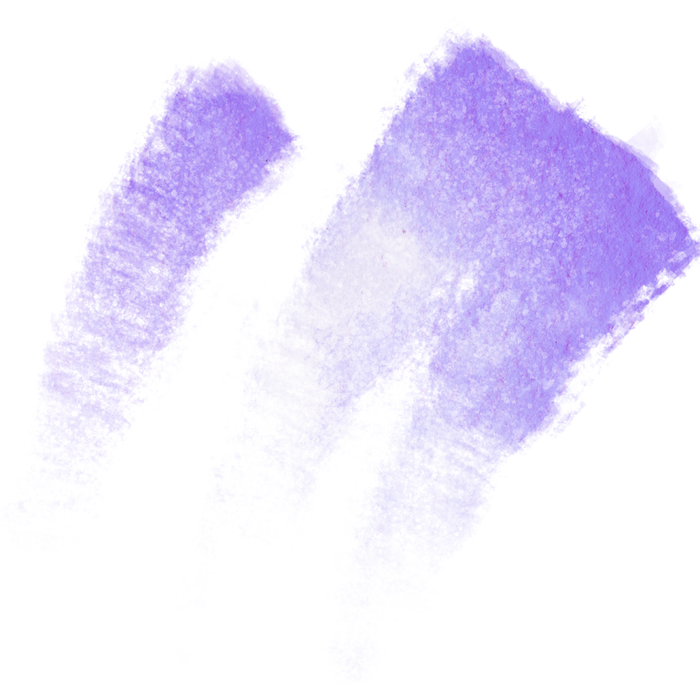 Purple stroke with rough edges and smooth watercolor blending png