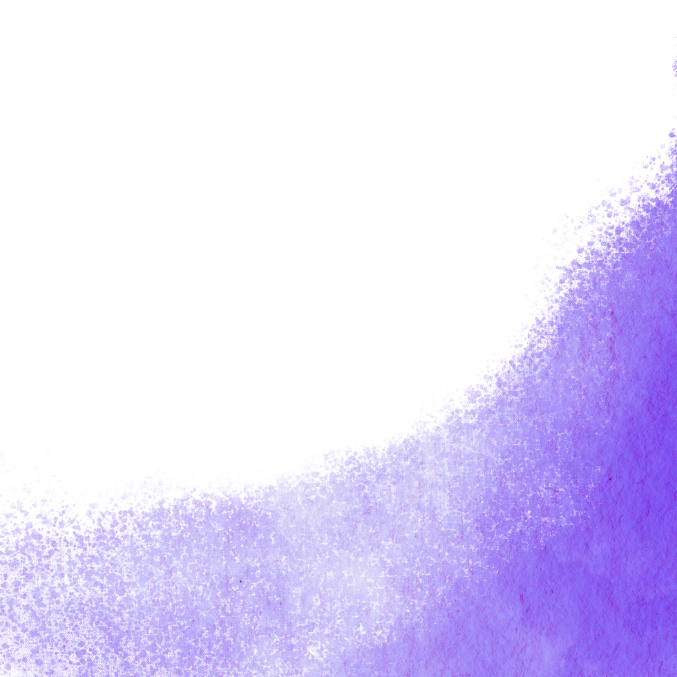A rugged Purple stroke with distressed grunge textures and smooth watercolor blending png