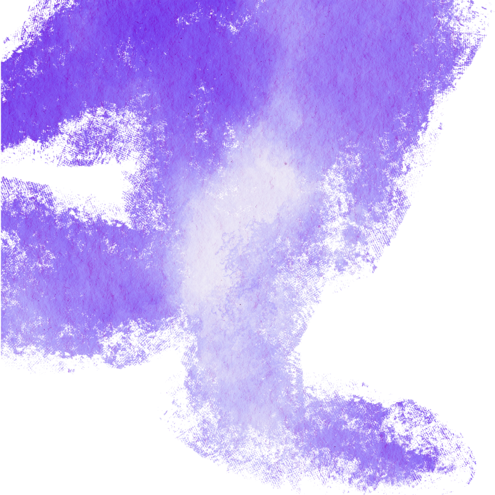 Purple stroke blending gritty textures with seamless watercolor transitions png