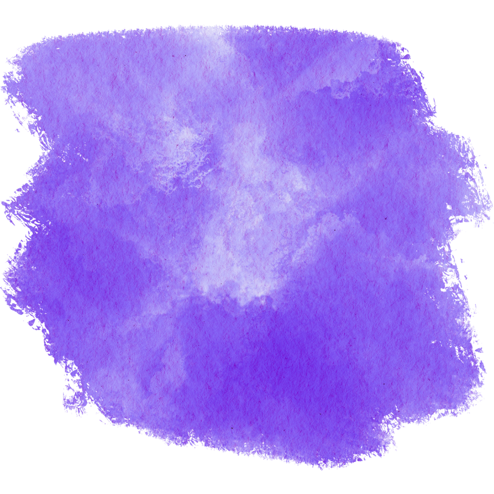 A rugged Purple stroke with grunge details and fluid watercolor transitions png