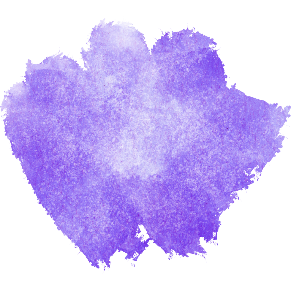 A rugged Purple brush stroke blending grunge details with seamless watercolor blending png