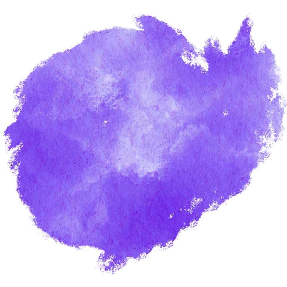 A rough edged Purple stroke blending gritty grunge textures with soft watercolor tones png