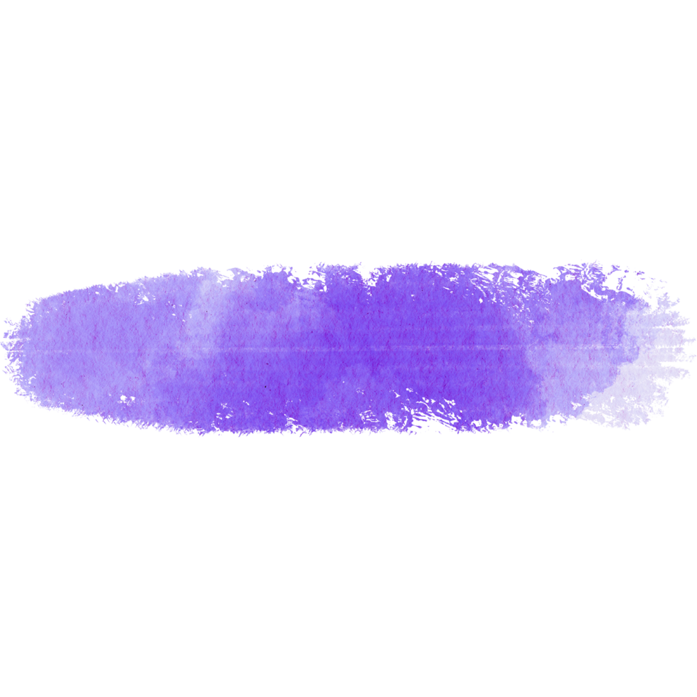 A textured Purple brush stroke merging grunge textures with smooth watercolor transitions png