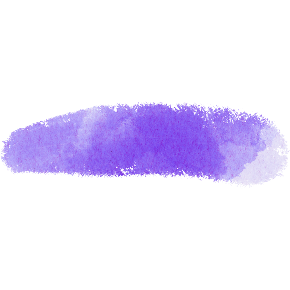 A rough Purple stroke blending gritty grunge textures with smooth watercolor effects png