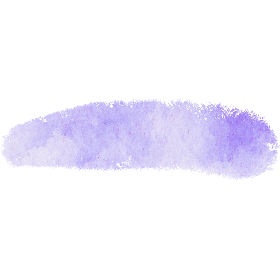 A rough edged Purple stroke blending gritty grunge textures with smooth watercolor effects png