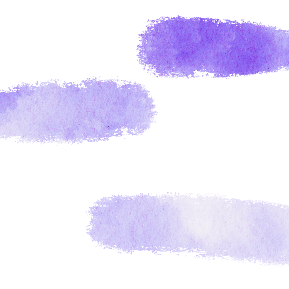 A rough edged Purple stroke blending distressed textures with fluid watercolor gradients png