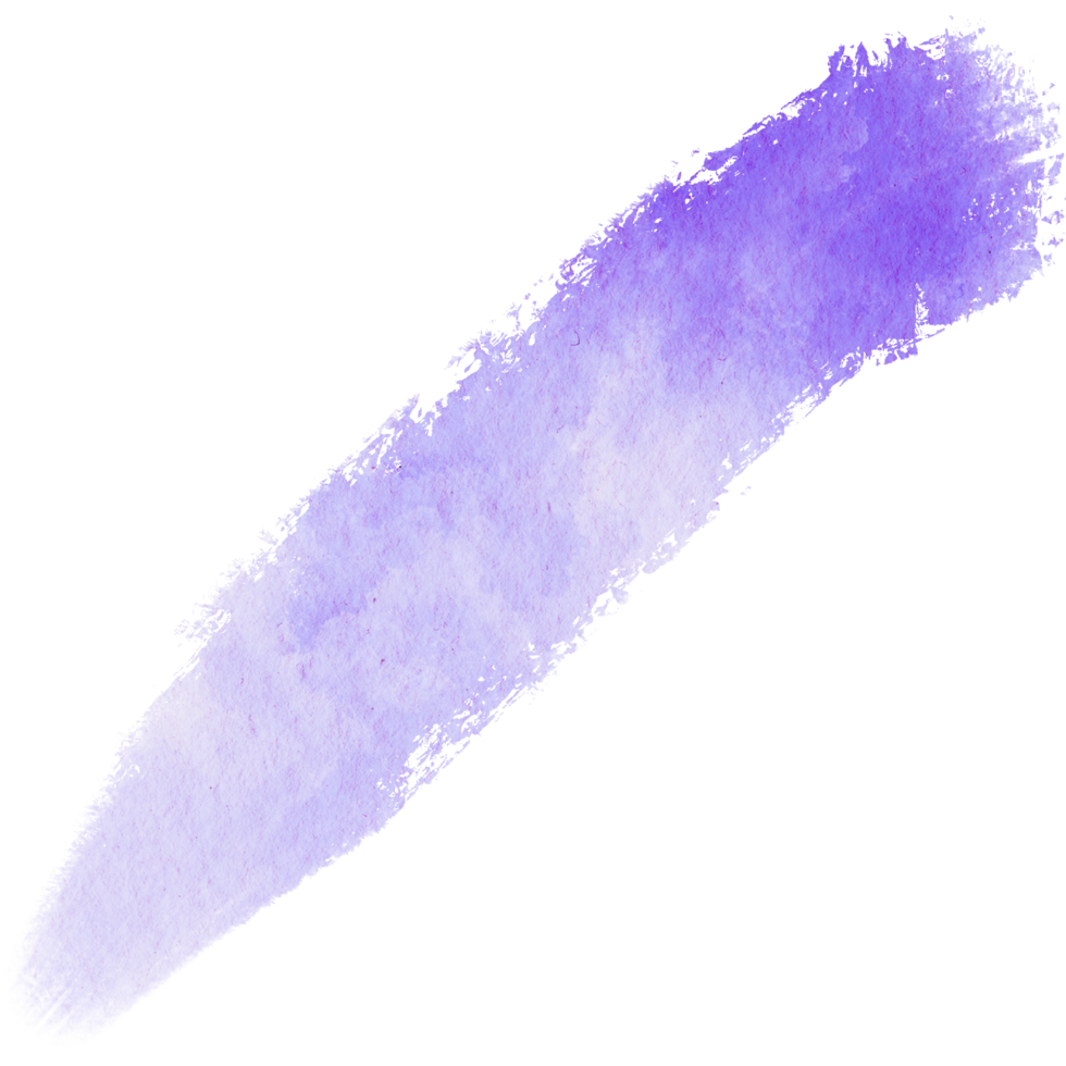 A rough edged Purple stroke merging gritty textures with smooth watercolor fades png