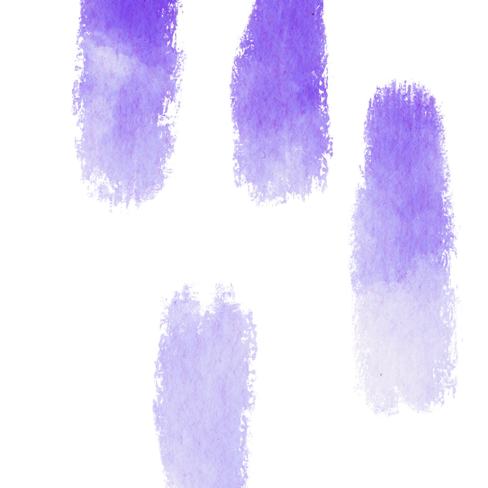 A rugged Purple stroke merging rough textures with smooth watercolor effects png