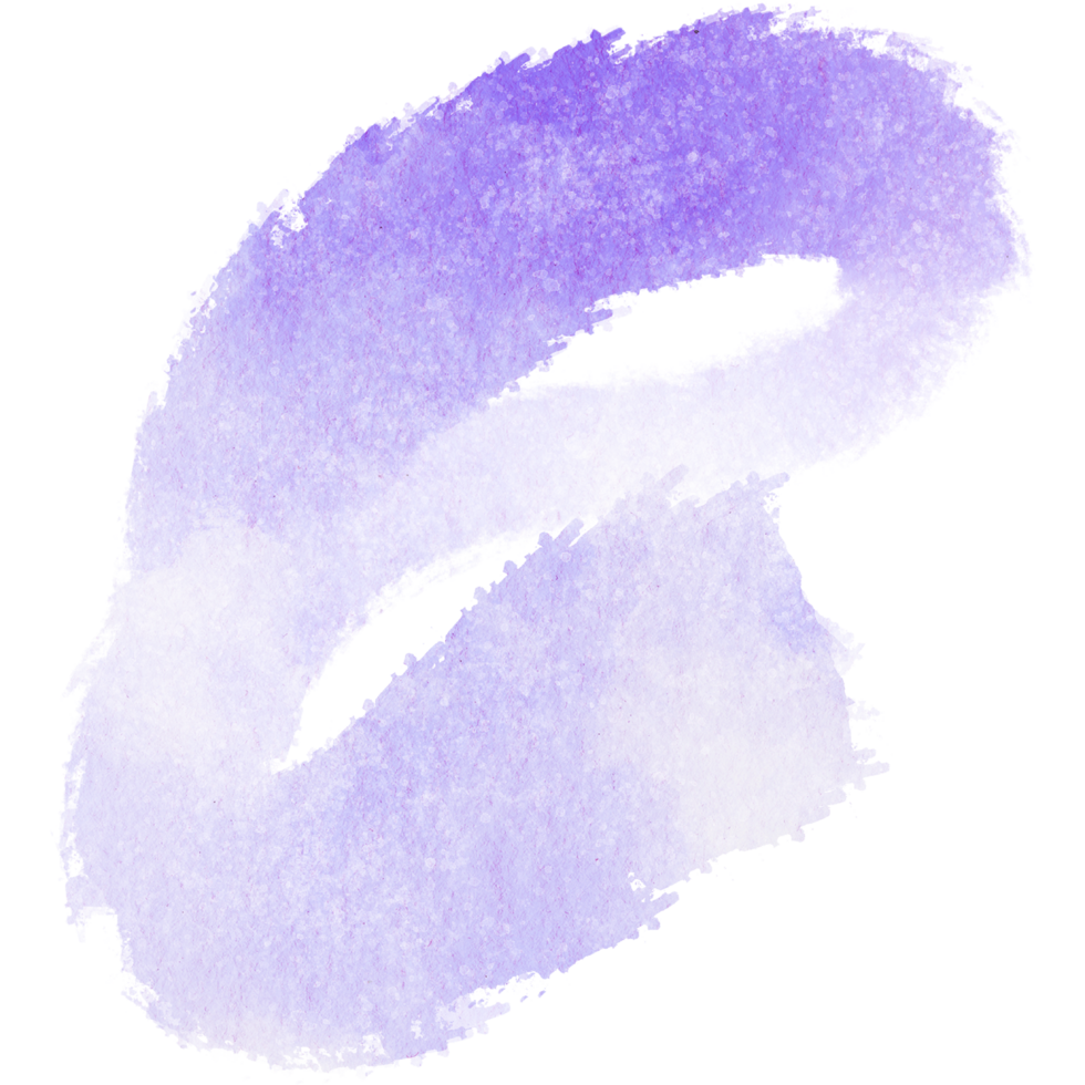 A rough edged Purple stroke blending rugged textures with fluid watercolor fades png