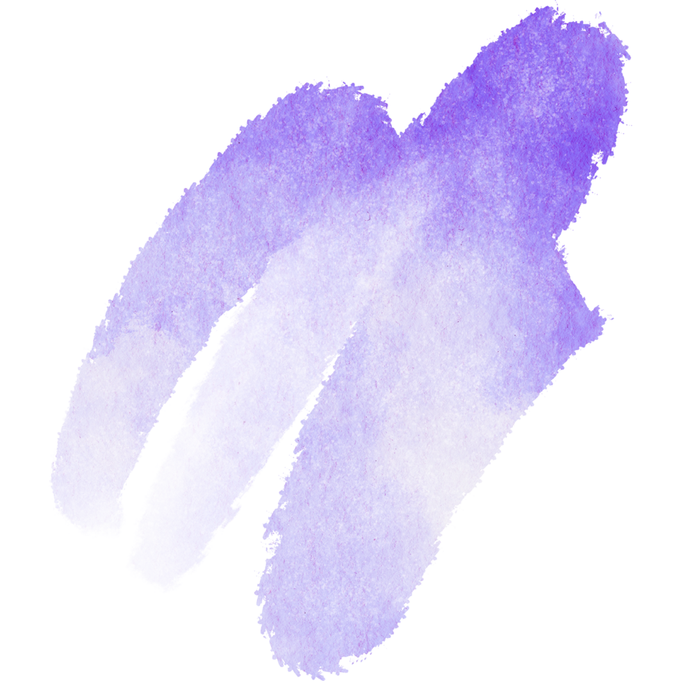 A rough Purple stroke blending distressed grunge elements with soft watercolor transitions png